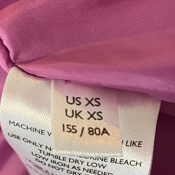 BDG XS Orange Purple Pink Ombré Puffer - Picture 15 of 15